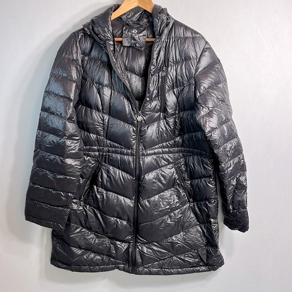 Curations Caravan Quilted Down Packable Jacket with hood size XL